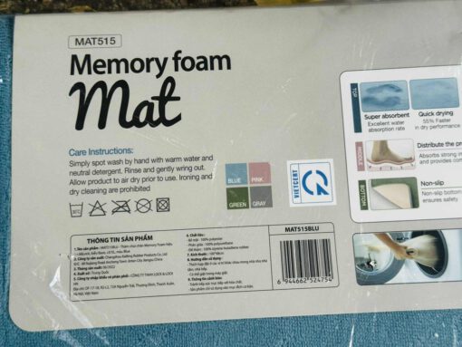 Thảm Memory Foam siêu thấm size XL LocknLock MAT515 - Ảnh 3