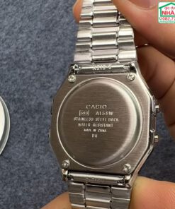 Alternative view of Đồng hồ điện tử Casio A158WA 1DF Unisex vỏ kim loại chính hãng