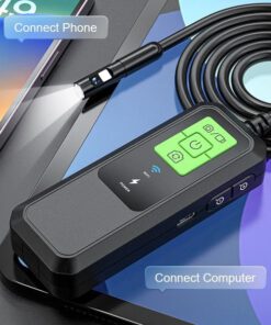 Camera nội soi WiFi Inskam W600 Anesok 2K ống kính kép 8mm chống nước IP67