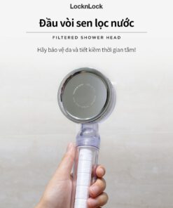 Đầu vòi sen tăng áp, lọc nước LocknLock LBW400 - Made in Korea