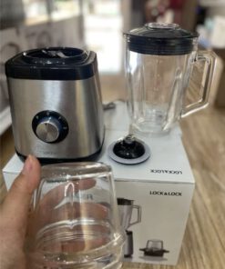 Alternative view of Máy xay sinh tố cối thuỷ tinh 600W LocknLock Power Blender EJM366SLV