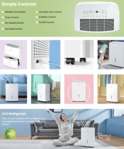 Alternative view of Máy hút ẩm 16L/24h cho phòng 32m² COMFEE MDDF-16DEN7