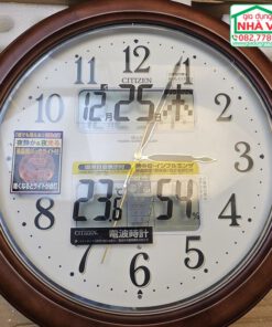 Đồng Hồ Treo Tường Citizen 4FY620-006 Cảm Biến Nhiệt Độ Độ Ẩm