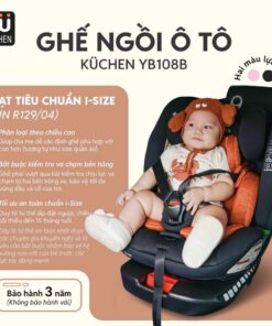 Ghế ngồi trên ô tô cho trẻ em KUCHEN YB108B