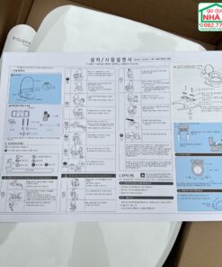 Nắp bồn cầu điện tử E-CLOVA VN8025 sưởi xịt - sấy khô - rửa cho trẻ em - Ảnh 15