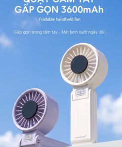 Quạt cầm tay gấp gọn Foldable handheld fan LocknLock ENF326