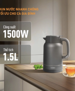 Ấm siêu tốc đun nước có chức năng giữ nhiệt 1.5L 1500W GKÖCH HB-K193A - Ảnh 8