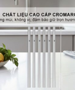 Bộ 6 ống hút thẳng kèm cọ rửa bằng inox 18cm WMF 0608976040 - Ảnh 6