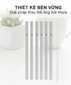 Bộ 6 ống hút thẳng kèm cọ rửa bằng inox 18cm WMF 0608976040 - Ảnh 5