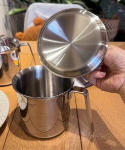 Ca nấu mì inox 18/10 có nắp 1L C206 Chockmen CKM-JY3L11DB - Ảnh 9