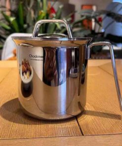 Ca nấu mì inox 18/10 có nắp 1L C206 Chockmen CKM-JY3L11DB