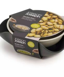 Tô đựng hạt có ngăn chứa vỏ Double-Dish™ Grey Serving Bowl Joseph Joseph 20156 - Ảnh 6