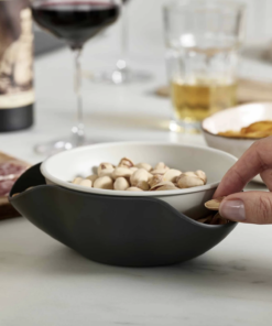 Tô đựng hạt có ngăn chứa vỏ Double-Dish™ Grey Serving Bowl Joseph Joseph 20156 - Ảnh 4