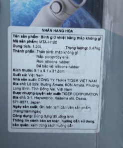 Bình giữ nhiệt bằng thép không gỉ 1.2L Tiger MTA-H120 – Made in Vietnam - Ảnh 14