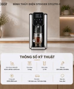 Bình thủy điện 2.7L Steiger STG270-H - Ảnh 3