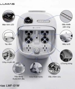 Máy ngâm và massage chân 500W Lumias LMF-01W - Ảnh 27