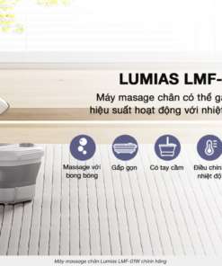 Máy ngâm và massage chân 500W Lumias LMF-01W - Ảnh 16