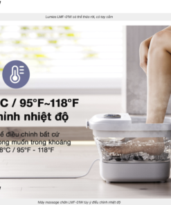 Máy ngâm và massage chân 500W Lumias LMF-01W - Ảnh 12