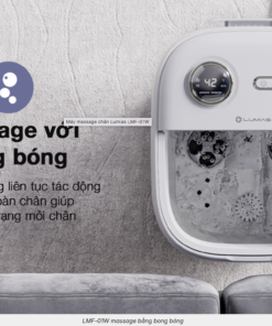Máy ngâm và massage chân 500W Lumias LMF-01W - Ảnh 9
