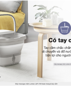 Máy ngâm và massage chân 500W Lumias LMF-01W - Ảnh 8