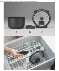 Nồi áp suất điện 2.5L TIGER COK-B40W - Made in Japan - Ảnh 11
