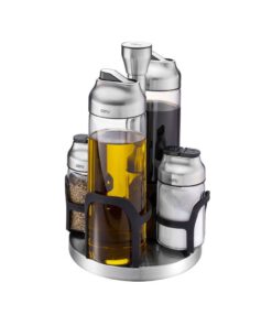 Bộ 5 món đựng gia vị dầu giấm bằng thuỷ tinh kèm đế xoay GEFU 33734 KIPPO - Ảnh 12