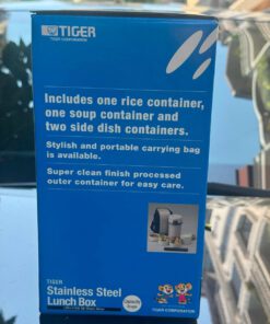 Hộp cơm giữ nhiệt 4 ngăn kèm túi xách 1.48L Tiger LWU-F200 - Ảnh 10