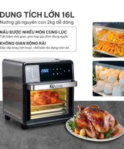 Nồi chiên không dầu kết hợp hấp 16L Kuchen PCL 2228 - Ảnh 3