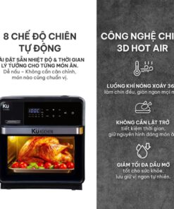 Alternative view of Nồi chiên không dầu kết hợp hấp 16L Kuchen PCL 2228