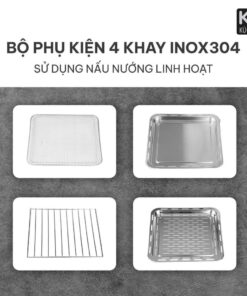 Nồi chiên không dầu kết hợp hấp 16L Kuchen PCL 2228 - Ảnh 12