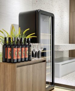 Tủ bảo quản rượu vang và cigar mặt kính 208L Retro HCK SC-208RWA - Ảnh 3