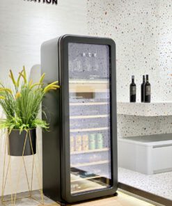 Alternative view of Tủ bảo quản rượu vang và cigar mặt kính 208L Retro HCK SC-208RWA
