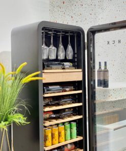 Tủ bảo quản rượu vang và cigar mặt kính 208L Retro HCK SC-208RWA - Ảnh 7